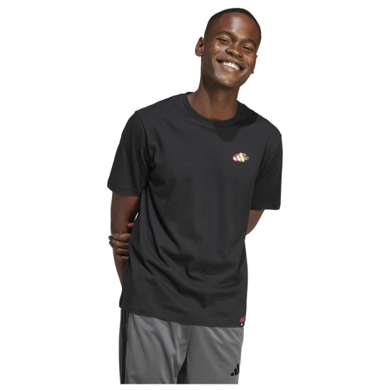 Adidas Ανδρική κοντομάνικη μπλούζα Lounge Mini Embroidery Graphic Tee